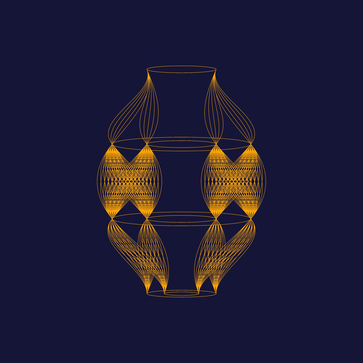 kairopoulos's tweet photo. Day 1. Draw 10000 of something. 
Is it cheating if I draw 10000 possibilities of something? 
10000 possible paths, 10000 possible pottery shapes. 

#genuary #genuary2022 #keramikos #generative #generativeart #creativecoding #genart #mathart #genartclub #p5js https://t.co/mjU3AbEdTs