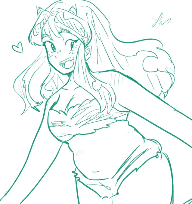 #UruseiYatsura doodles in celebration of the reboot 