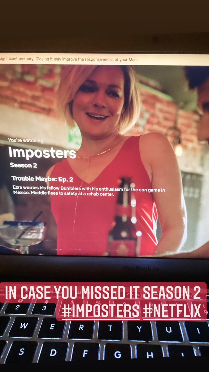 In case you missed it season two of #Imposters #Netflix <a href="/BravoTV/">Bravo</a>