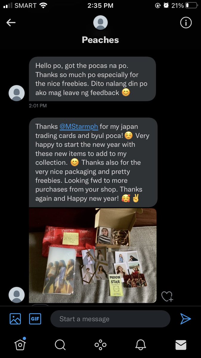 MStarmph's tweet photo. Thank you so much po sa pagtitiwala! 💓💓 #MS_Feedbacks https://t.co/inz8MIsMhu