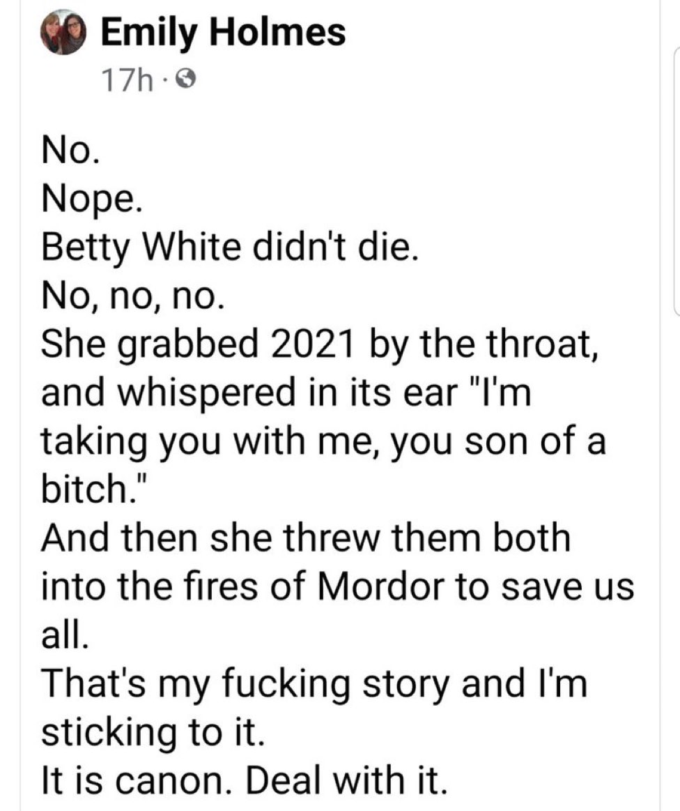 RIP Betty. Heaven just got funnier #BettyWhite