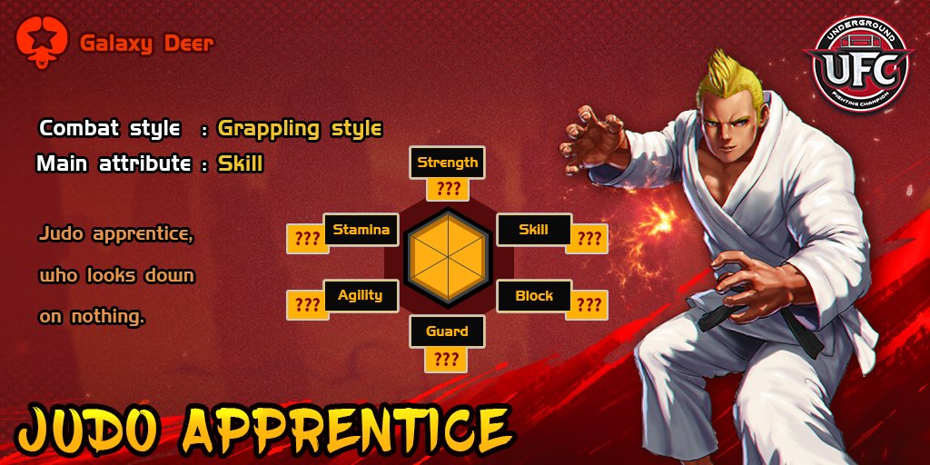 Real_GalaxyDeer's tweet photo. 😈PVE Enemy Introduction😈
😤Judo apprentice, who looks down on nothing.😤
🤜Let's give him a lesson.
#BSC #PlayToEarn #P2E #Blockchain  
#GalaxyDeer #UFC https://t.co/7SPrAMlf0j