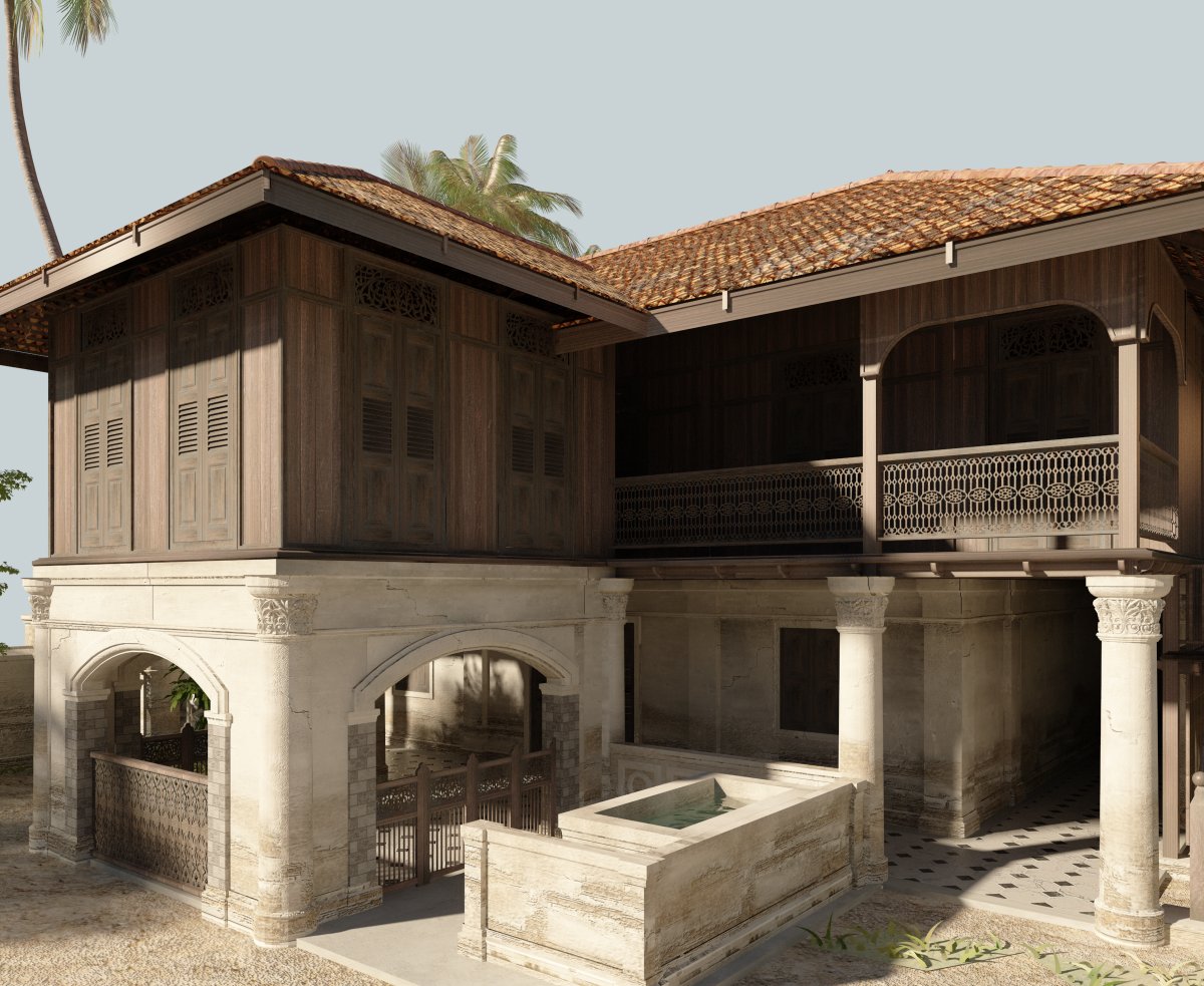 FaizalMamat4's tweet photo. Kota Lama Duyong, di Kuala Terengganu, remodeled in 3D. Personally, bangunan inilah antara punca kenapa aku fall in love sgt dgn senibina Melayu n vernacular architecture. Sejarah, prinsip, senibina, falsafahnya. This 3D model antara model yg aku syg sgt. https://t.co/Sq39eCrQXz