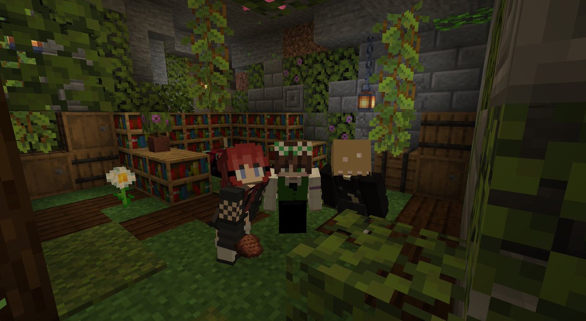 TreeForest_'s tweet photo. had an amazing time today on the smp! though its now time to say goodnight <33 @ghoulbur @lostmii @MxngxTxngx https://t.co/V4ajLSN4oA