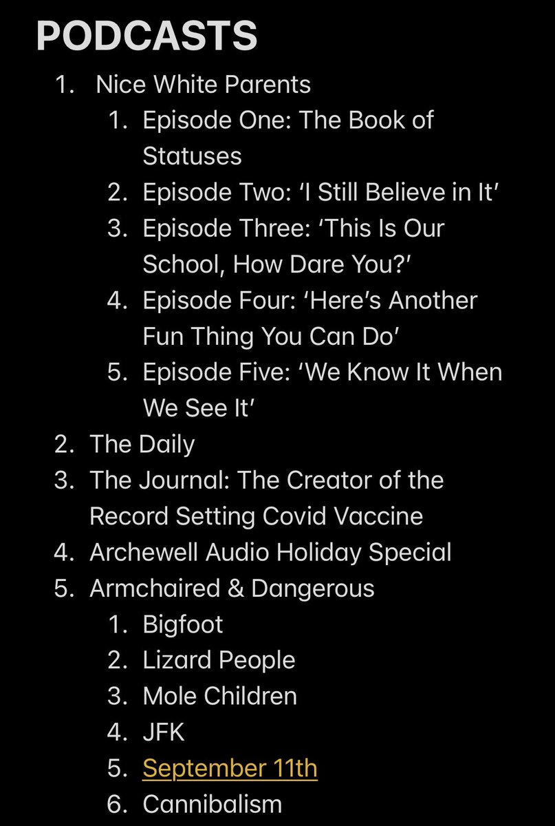 casey_cline's tweet photo. Podcasts took a backseat this year: https://t.co/npb5R46yCl