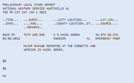 ChristinaWSBwx's tweet image. Thinking of Hazel Green, Alabama this evening... Not too far from where I used to live when I was in Bama 😩 #ALwx #Valleywx