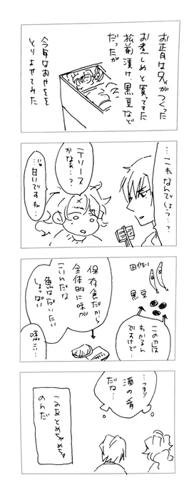 ボタ義舳、お正月。 
