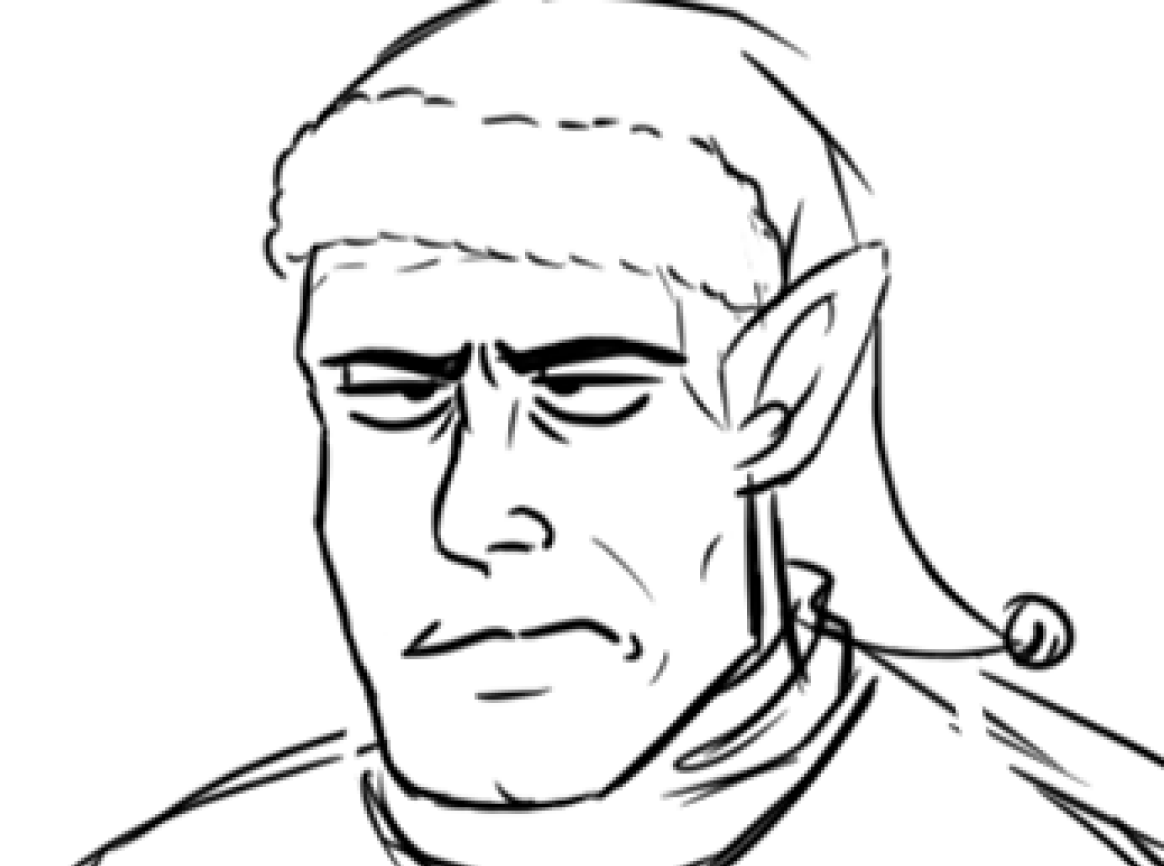 i drew Talbot dressed as dwelf but it looks terrible so im not gonna post it 