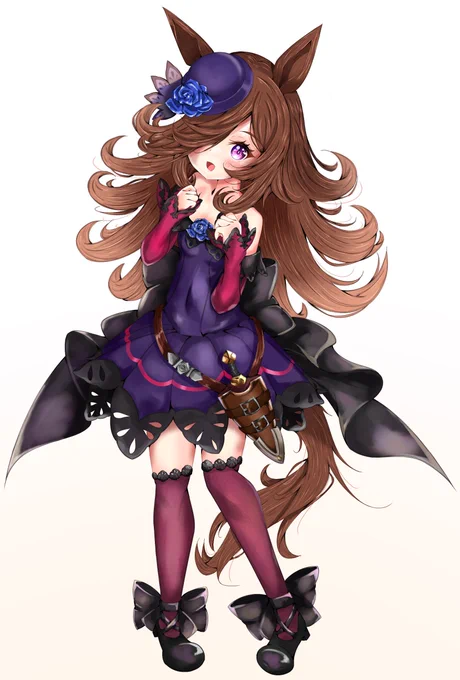 レース前にお兄さまと話して微笑むライスちゃん!
描きました!

ライス「お兄さま!ライス...がんばるねっ...!」

#ウマ娘 
#ライスシャワー 