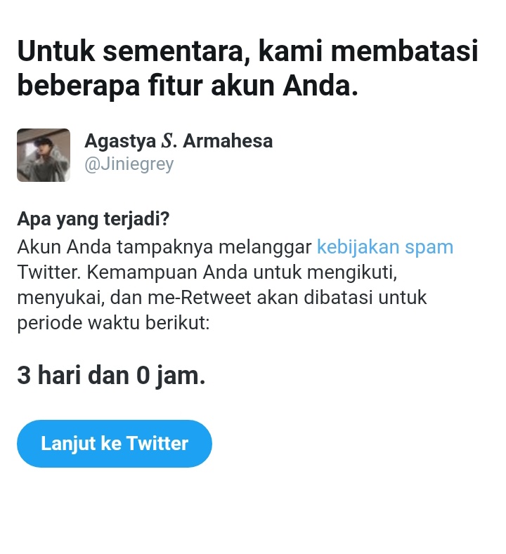 Jiniegrey's tweet photo. Rag gue baru balik loh ini anj, sb gue sehat. Ngapa sistem lo suw bener 🙂 https://t.co/ReIBPxOgnv