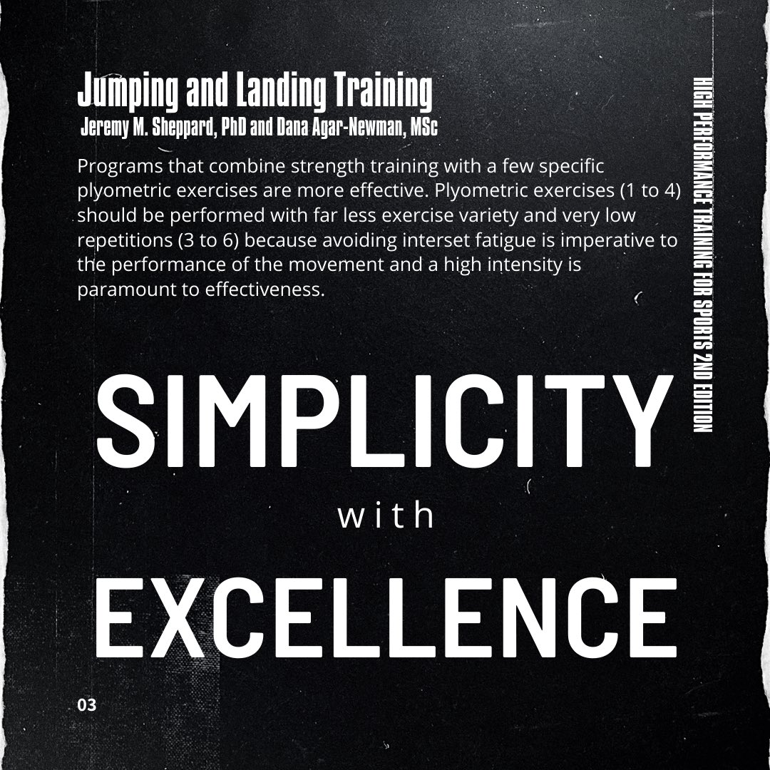 Henry Barrera, CSCS (@hoopdiaries) on Twitter photo Read a little more in High Performance Training for Sports ch. 12 by <a href="/SheppardCoach/">Jeremy Sheppard</a> and <a href="/agarnew/">dana agar-newman</a> Hereโs what I got... Simplicity with Excellence. Lot of goods in this chapter. Read a little more in High Performance Training for Sports ch. 12 by <a href="/SheppardCoach/">Jeremy Sheppard</a> and <a href="/agarnew/">dana agar-newman</a> Hereโs what I got... Simplicity with Excellence. Lot of goods in this chapter.