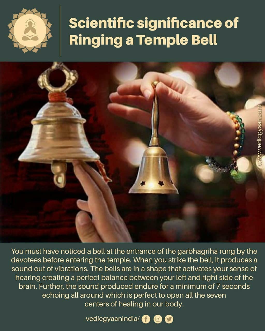 Why do we ring the temple bell 108 times? | HH JapaNeeds