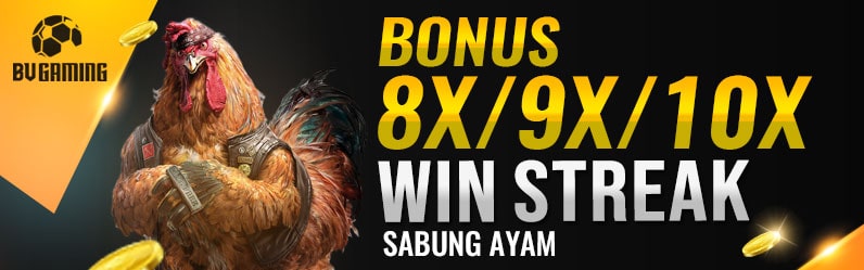 BVGAMING_NET's tweet photo. BVgaming menantang anda yang merasa jago menebak Wala Meron dalam ajang Sabung Ayam dan dapatkan Bonus 100% dari total 8x/9x/10x win dari jumlah total kemenangan beruntun anda!
Whatsapp:081297392623
#sabungayam #indonesia #ayamjago #aduayam #ayambangkok #ayamaduan #ayamlaga #ayam https://t.co/JbYSb7iV6G