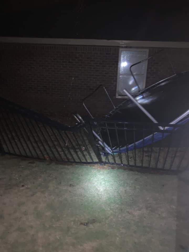 spann's tweet image. Storm damage tonight in Triana… photos from Wyatt Buffington