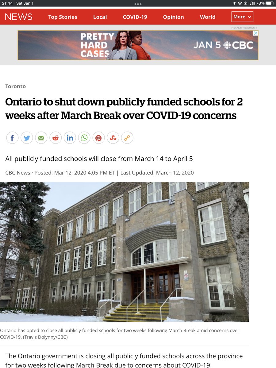 KJ_King16's tweet photo. This is what it took to close schools the 1st time, now imagine sending students back to school with 18k cases and without the proper accommodations put in place at all schools. But its ok, we got a two day delay🙄 #onted https://t.co/xkbdw4Hw5f