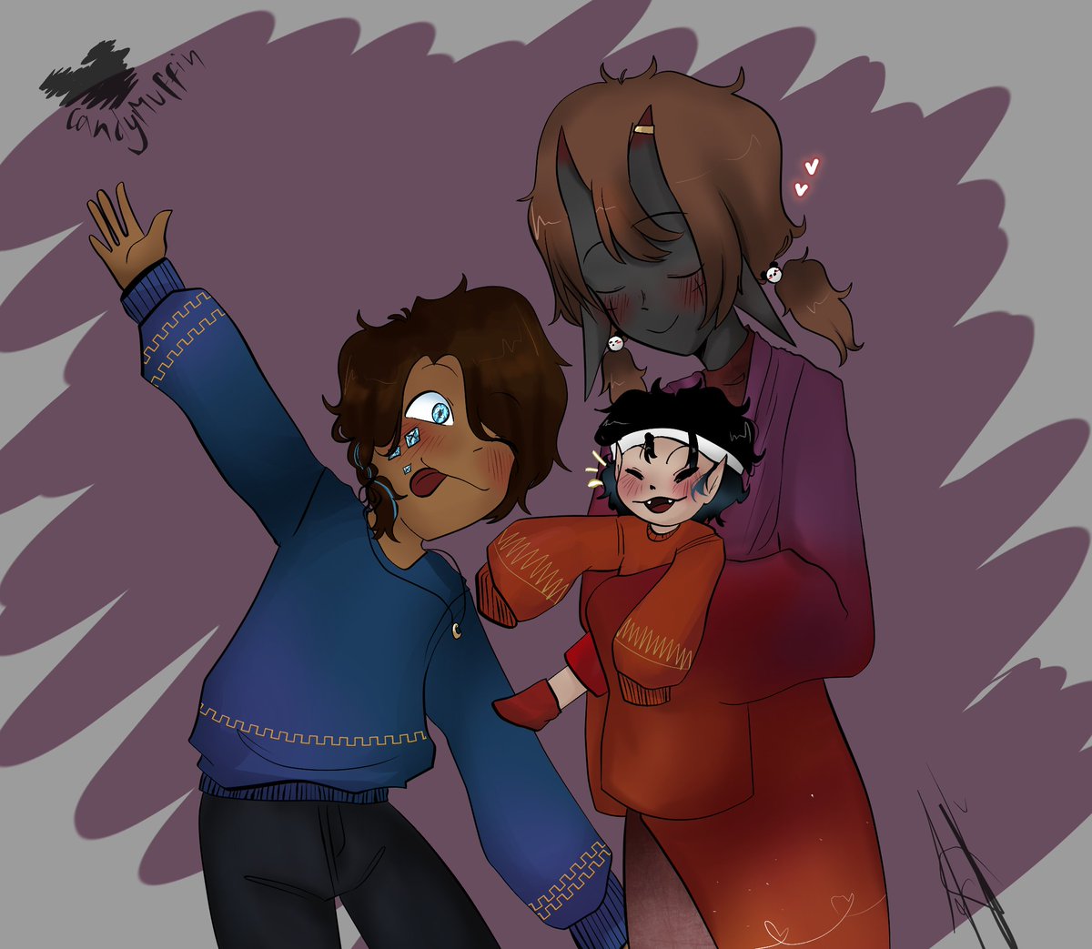 iCandyMuffini's tweet photo. heyyyyy Happy New Year! 
Let's go with the skephalo family 
baby sapnap my beloved 🥰
#skephalo #skephalofanart #badboyhalofanart #skeppy #skeppyfanart #babysapnap #sapnapfanart https://t.co/Tz47yxpOhh