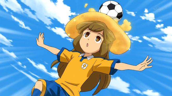 もちもち黄粉餅を食べます イナズマイレブンGOで 菜花黄名子が使ってた