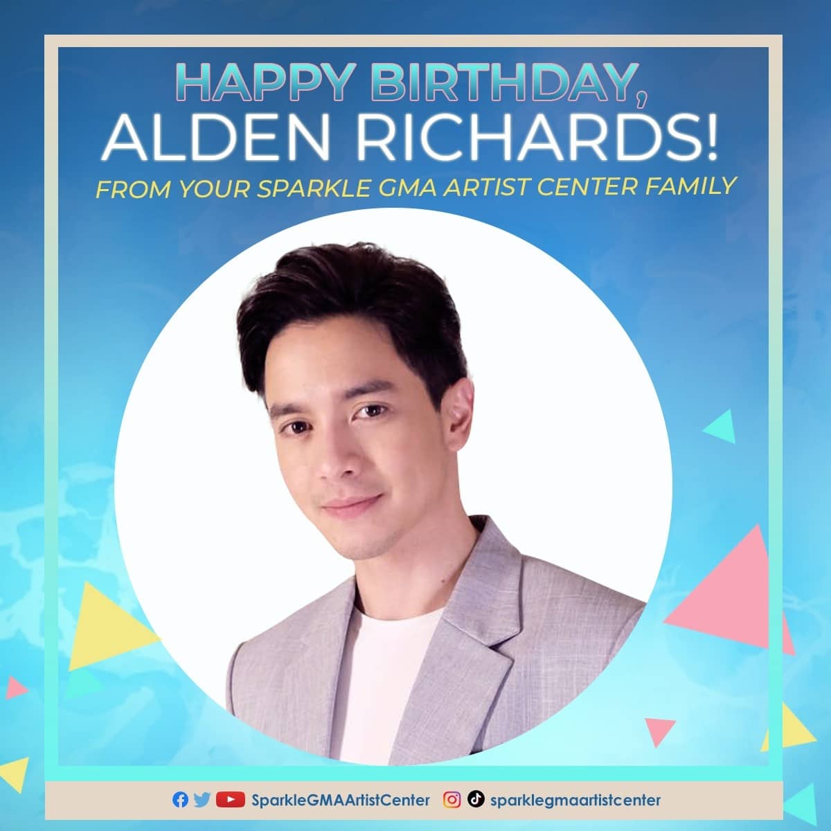 Happy Birthday to Asia's Multimedia Star #AldenRichards 😊 We hope all your birthday wishes come true! 🎉❤🎂🎁🎈