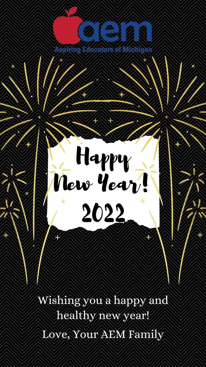 Happy New Year, everyone! Wishing you all the best in 2022! ✨🎉 #WeAreAEM