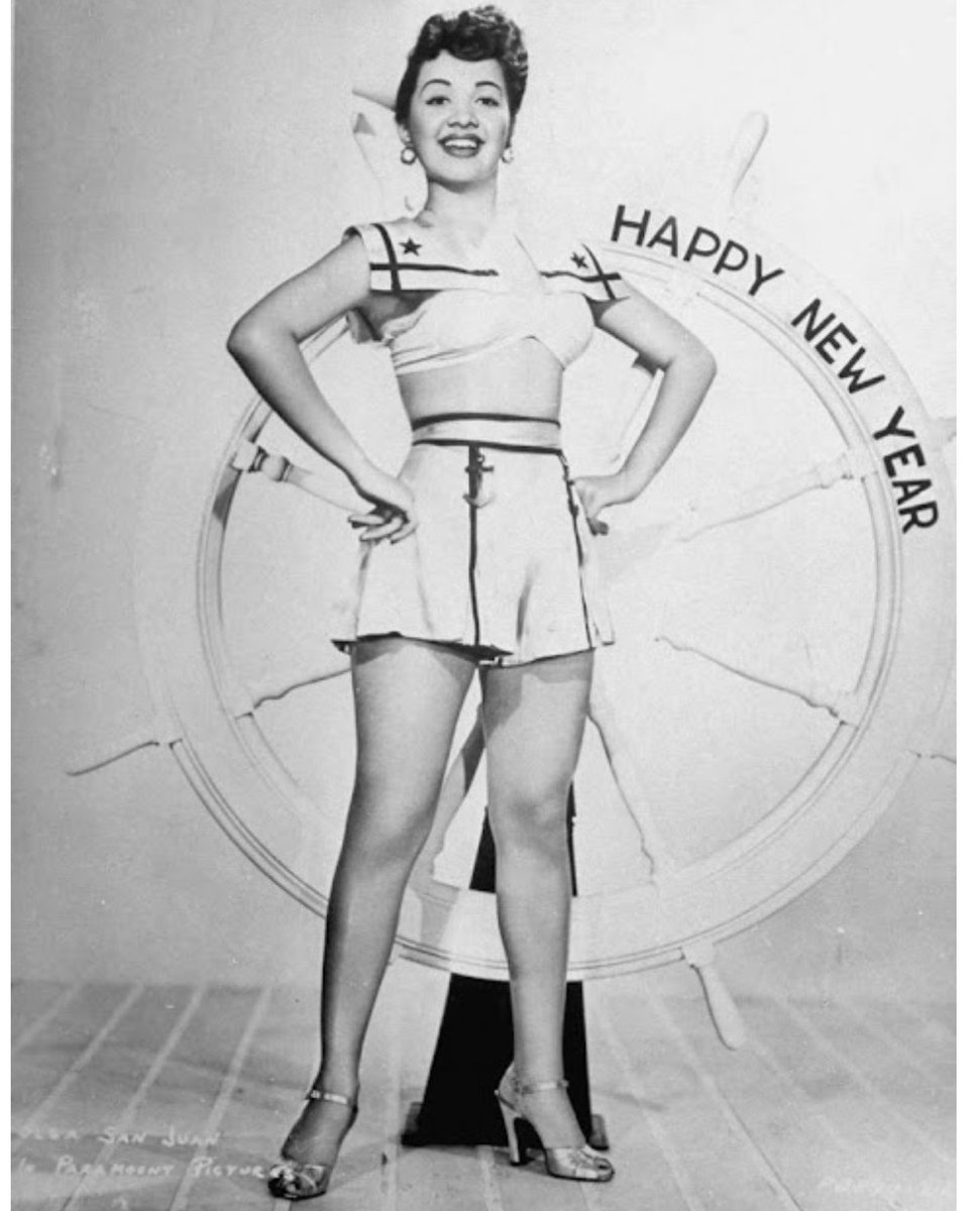 Actress Olga San Juan in 1944.

Follow <a href="/HistoryInNFTs/">Moments In History NFTs</a>
Follow <a href="/HistoryInNFTs/">Moments In History NFTs</a>
Follow <a href="/HistoryInNFTs/">Moments In History NFTs</a>