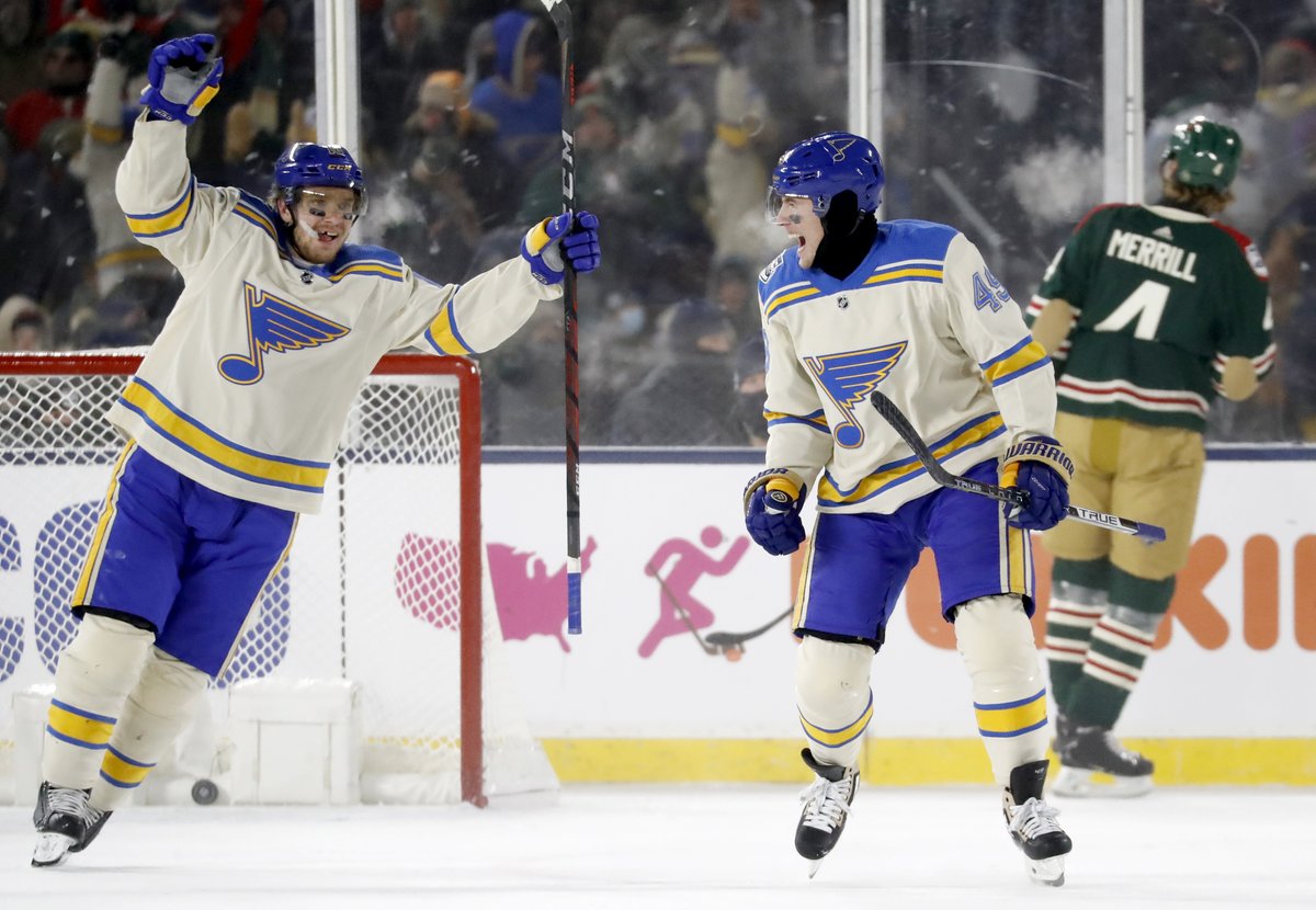 StLouisBlues's tweet photo. Undefeated outdoors. #WinterClassic https://t.co/Lsr3AO5N5Z