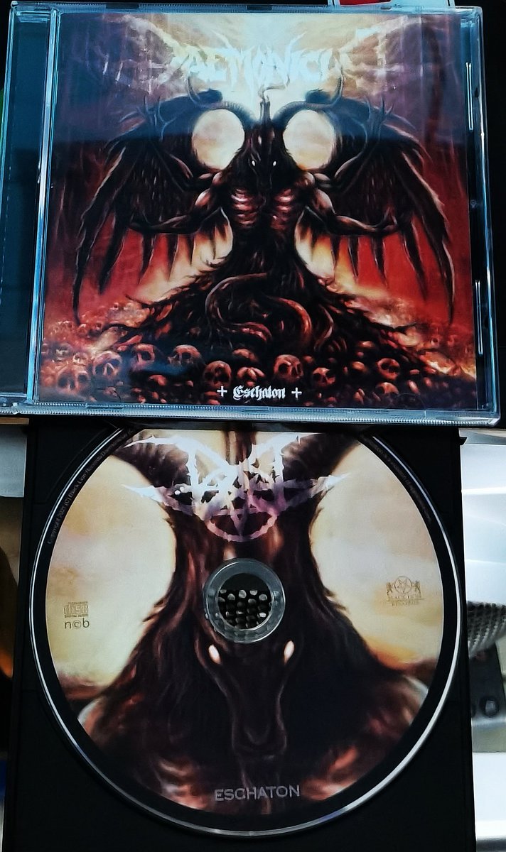 diegostl7's tweet photo. Este no estuvo en mi top... Pero puta que es weeeeeno ๐ฅ๐ฅ๐ฅ๐ค
#Escuchando #NowPlaying #Daemonicus #Eschaton #DeathMetal 2021 ๐ธ๐ช #CD https://t.co/VtFk89gmhJ