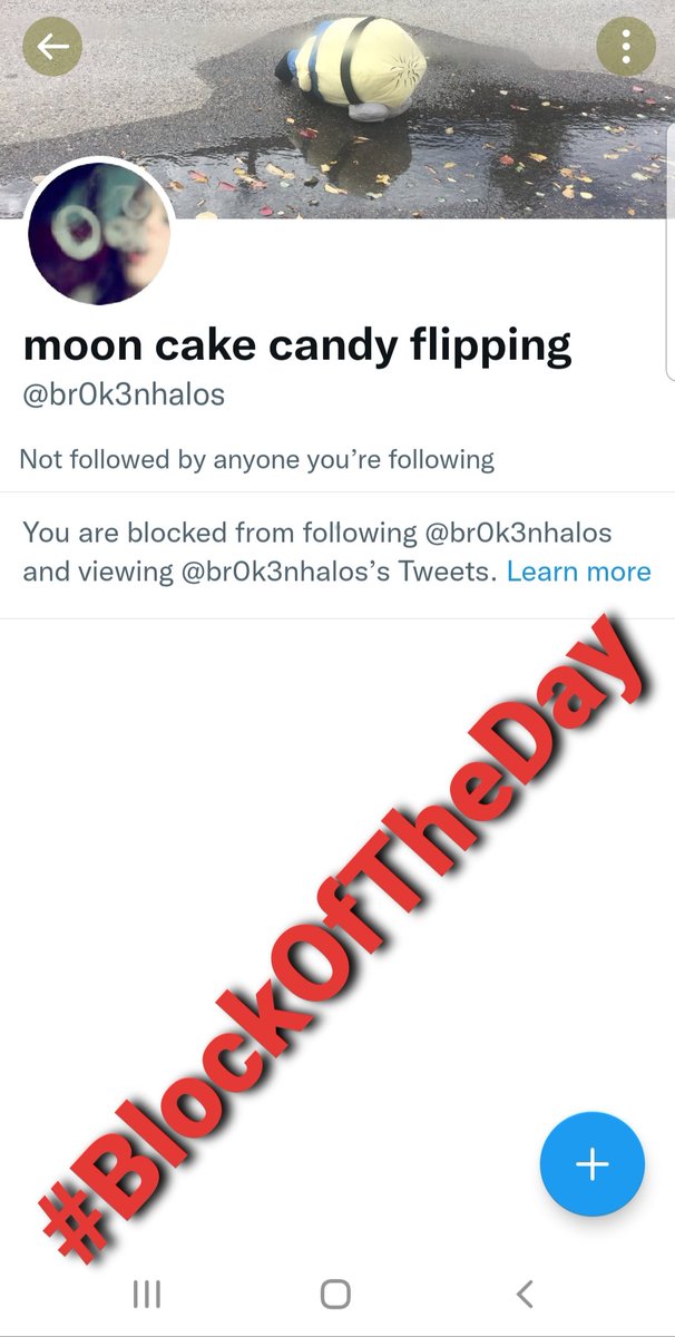 Fatso_Gonzalez's tweet photo. #BlockOfTheDay goes to @br0k3nhalos. She hangs around with internet tough guy @ReportsDaNews, but runs at the first sight of confrontation. #GoMaskless https://t.co/h6gszEkQZb