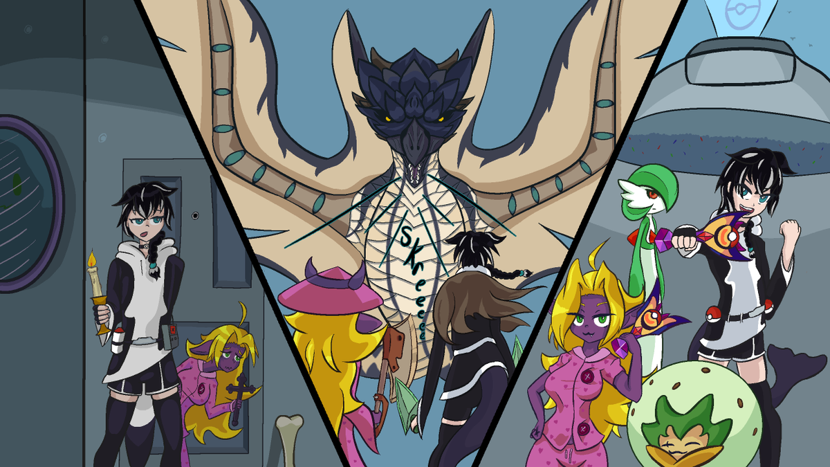 reverberon's tweet photo. Had a comm for this new years featuring @Umbrant1 and @Netoio https://t.co/cff2UVbD02