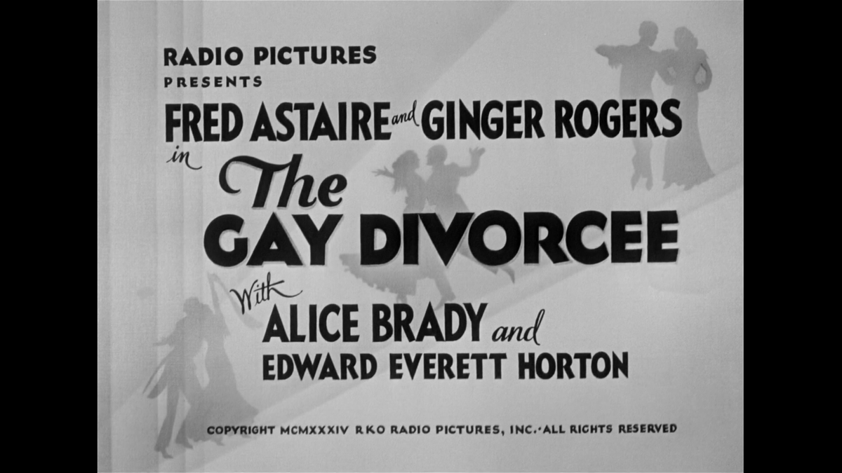 The Gay Divorcee (Mark Sandrich, 1934)