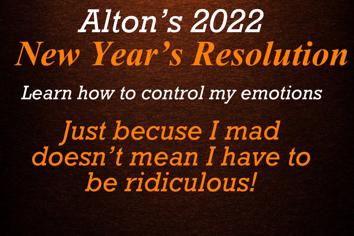 My New Year’s Resolution