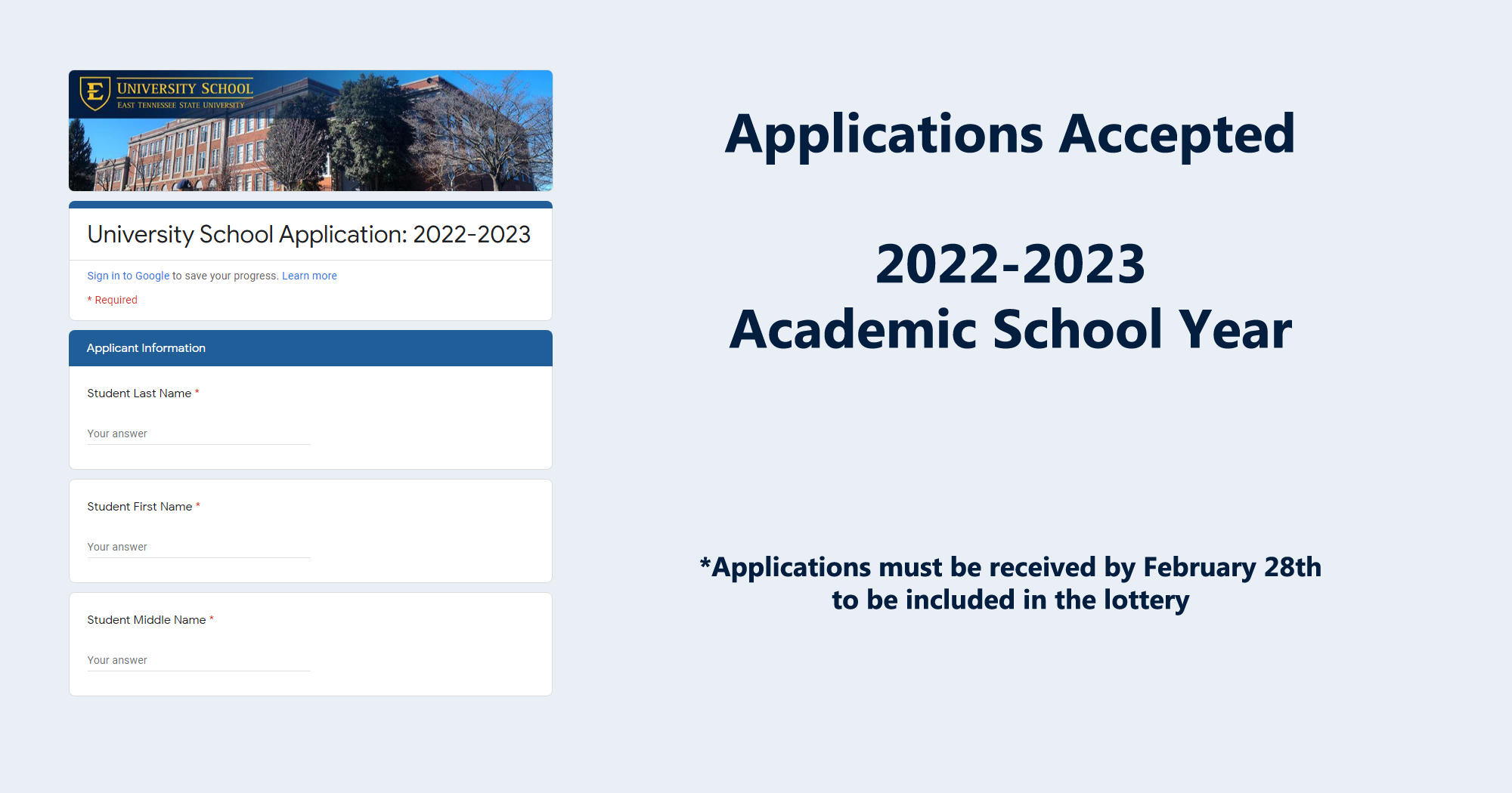 Etsu Academic Calendar 2023 University School (@Usbucs) / Twitter