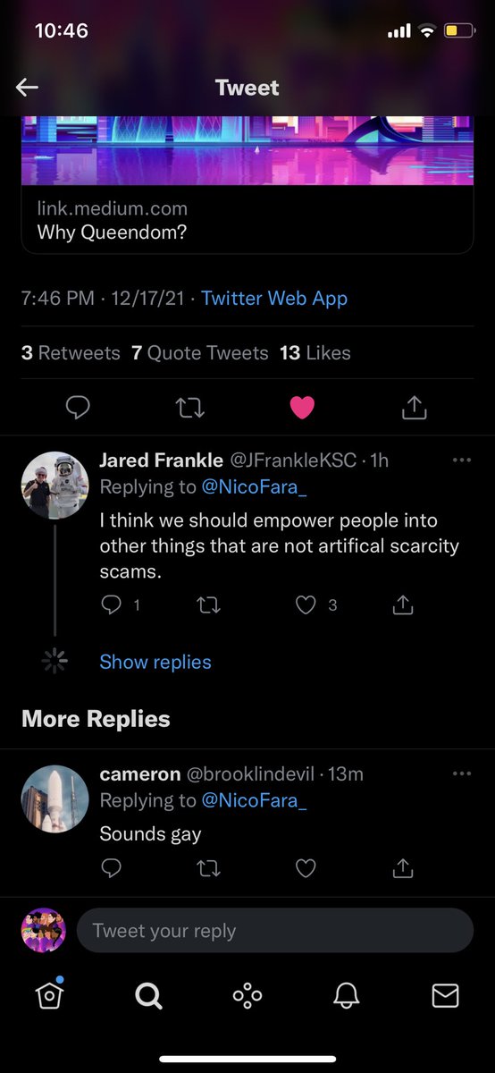 NicoFara_'s tweet photo. These are motivating me to work harder on educating those who want to listen and creating a safe place in #web3 for those who are bullied in the current system. #NFTs #women #lgbtq https://t.co/krxhfuuM9N