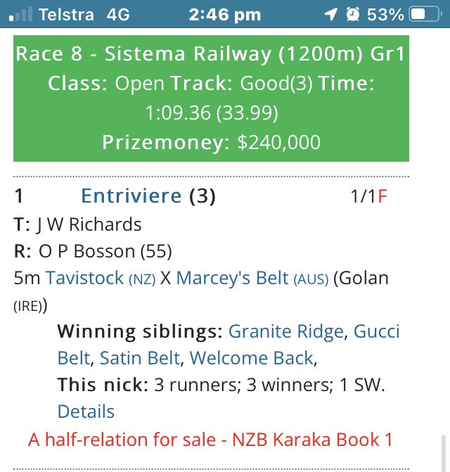 twobaysfarm's tweet photo. Happy New Year to everyone. Pedigree upgrades. Everybody ❤️’s one! Well there was a couple over Ellerslie yesty for #lot120 and #lot537 @mmsnippets https://t.co/8DdI37lEa3