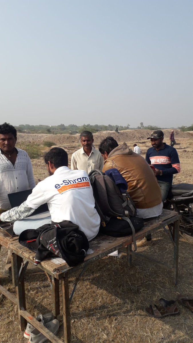 E-SHRAM registration camp of MANAREGA workers of Vejalka village,Botad,Gujarat by CSC VLE Mahesh Pipaliya
#onlycsccando
<a href="/CSCGujarat/">CSC Gujarat</a> 
<a href="/jazan_sengupta/">Sengupta Jazan</a> 
<a href="/dintya15/">dinesh tyagi Retd IAS</a> 
<a href="/Collectorbotad/">Collector & DM Botad</a>
