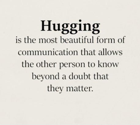 KyrstieStubbs's tweet photo. Good morning-who hasn’t been healed by a hug? There are so many times I’ve needed a hug the past year and so many people I’ve wanted to pass a hug onto- hope they all know they matter whether I managed a physical hug or not x ❤️❤️ https://t.co/cNt6wVznA9