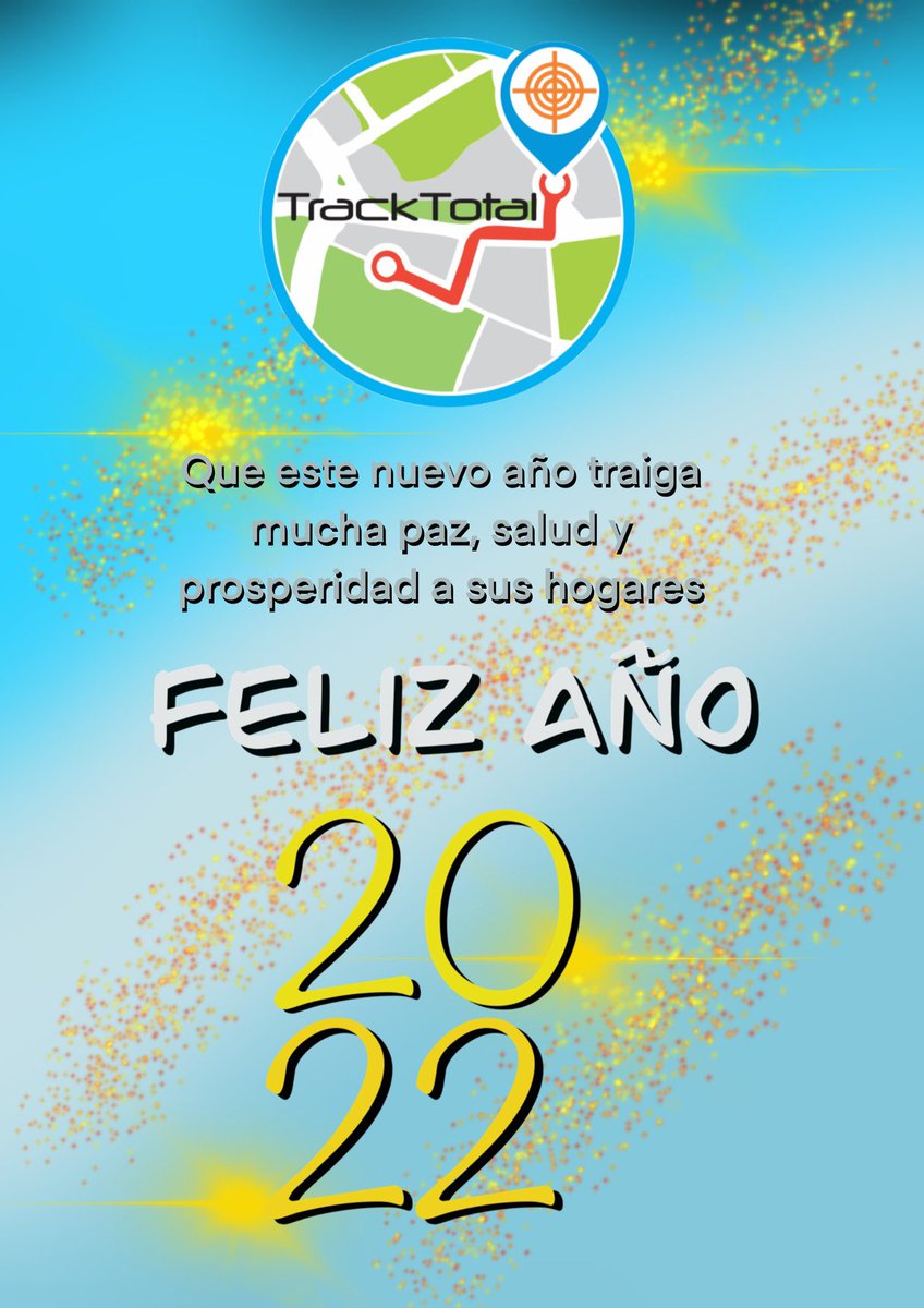 TrackTotal's tweet photo. Un feliz año para todos. https://t.co/sF0jdHrWU0