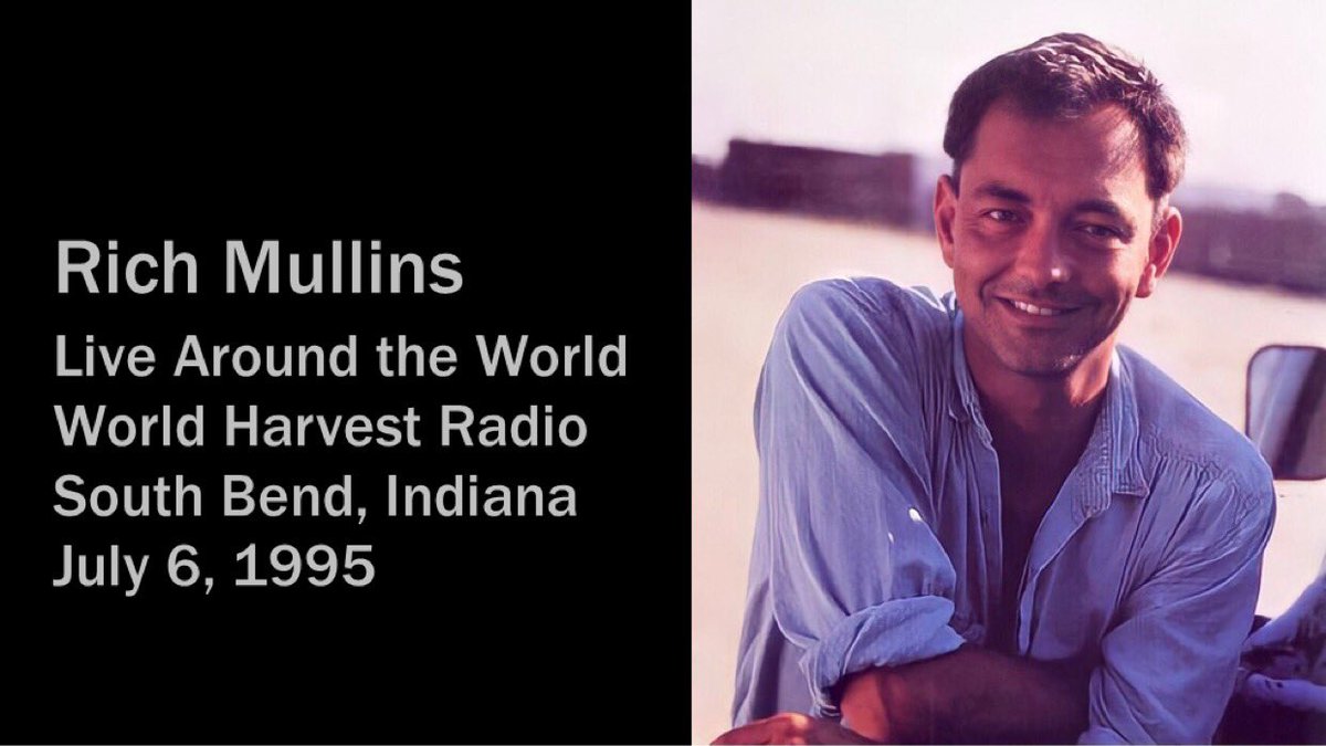 RagArchives's tweet photo. Available now! Rich Mullins: Live Around the World - Not heard in nearly 27 years, this hourlong concert was broadcast worldwide on World Harvest Radio on July 6, 1995! Listen on Ragamuffin Archive: https://t.co/7RhvBguDLe https://t.co/2Vpf39SPye