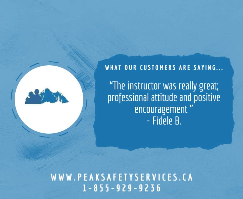 What are our customers saying?!?!

#customerfeedback #fivestarreview #weloveourcustomers💗 #SafeTodayHomeTonight #peaksafetyservices