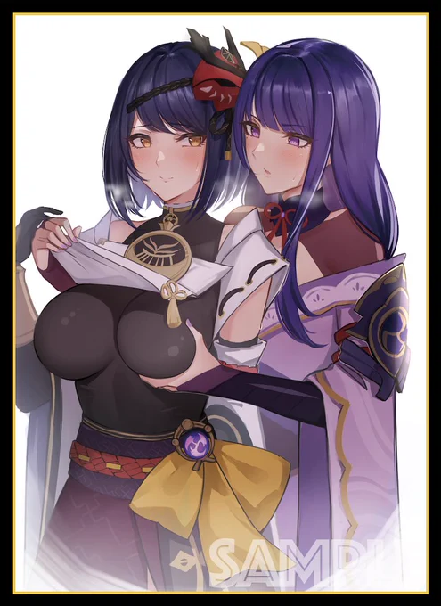 SC2022winter/エアこみトレ 新作発表③
北凝 &amp; 雷裟羅 の スリーブ や プレイマット になります!
イラストレーターは Pナツ(@ntk_716) 様です。 