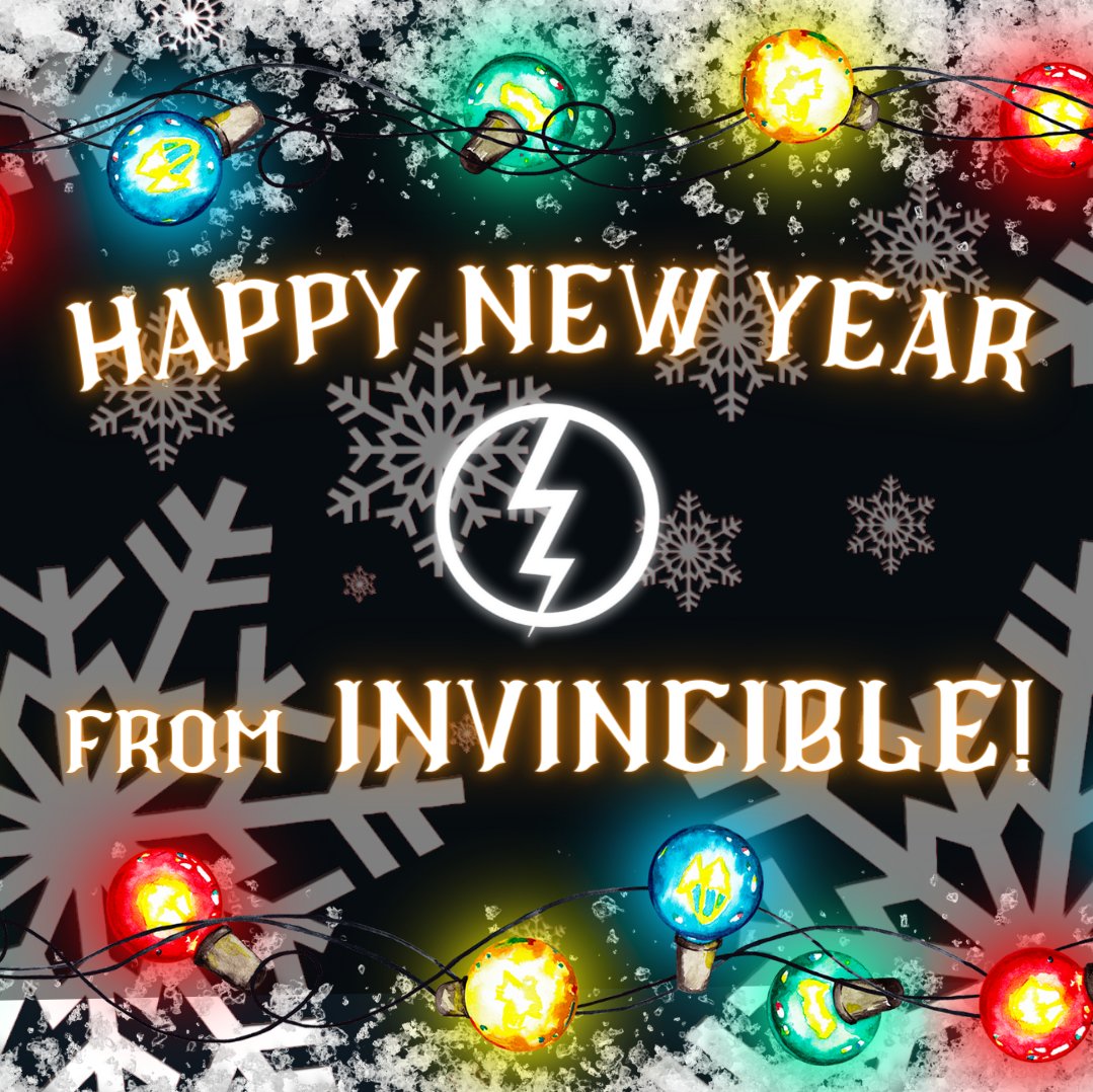 ⚡️ Start 2022 off with a BANG and invest in Invincible! ➡️ tinyurl.com/398h7hky #iaminvincible #happynewyear #investing #stock #wefunder
