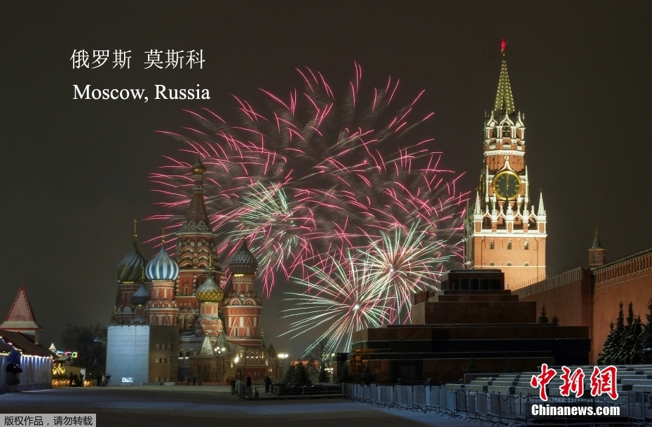 Echinanews's tweet photo. Fireworks were displayed across the world to celebrate the New Year https://t.co/w6WGHcdv1s