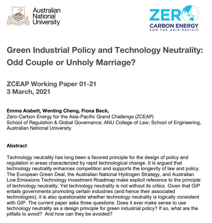 mdriosuy's tweet image. Gracias a Univ. Nac. de Australia (@ANUmedia) por su mención de mi definición de Neutralidad Tecnológica y los principios asociados (#TechnologicalNeutrality, #NautralidadTecnológica), en &quot;Green Industrial Policy and Technological Neutrality: Old Couple or Unholy Marriage&quot; (2021)
