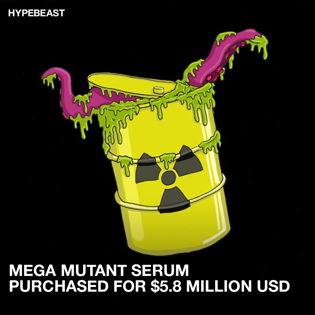 HYPEBEAST's tweet photo. 📈🧪@dt_chain @BoredApeYC #MAYC https://t.co/4o0sIwQbvw