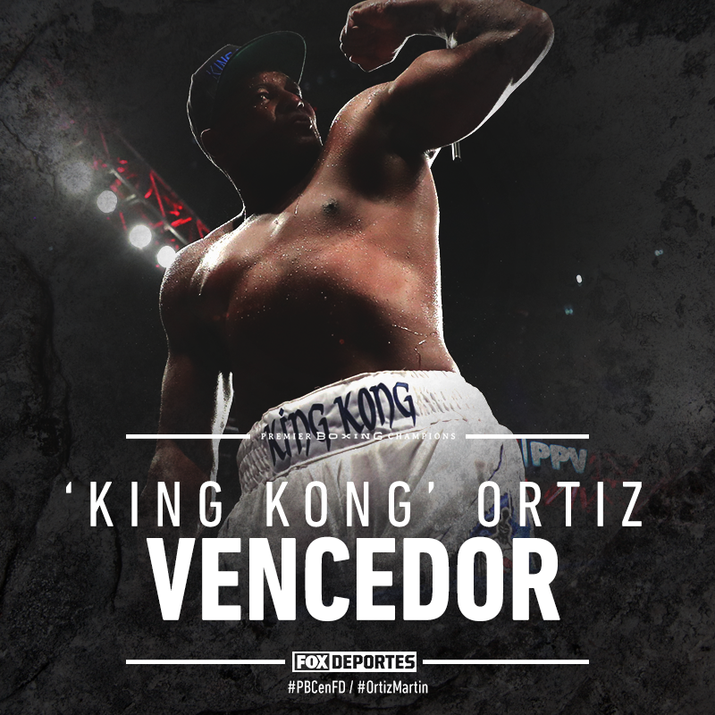 FOXDeportes's tweet photo. ¡Ortiz se llevó la victoria! 💥 #OrtizMartin
Noche inolvidable de #PBCenFD para arrancar el año. https://t.co/wYt0QuRj2p