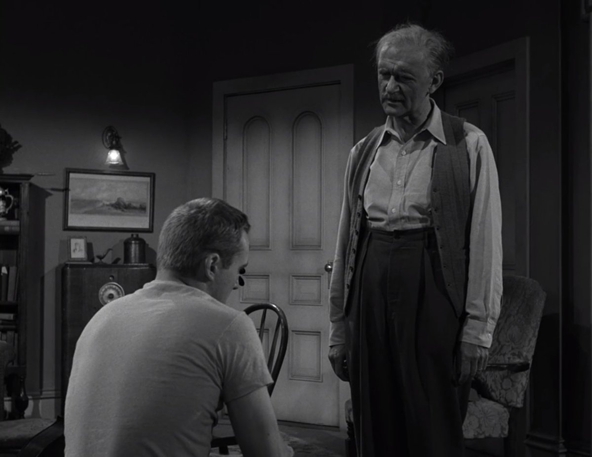 TheNightGallery's tweet photo. "Now you peddle hate on street corners as if it were popcorn."

"It's not hate, it's, uh, a point of view, it's a philosophy."

"I know the philosophy. I know it quite well. Nine years in a place called Dachau."

#ZoneQuotes #S4E4 #TwilightZoneMarathon https://t.co/cfTKgfr32c