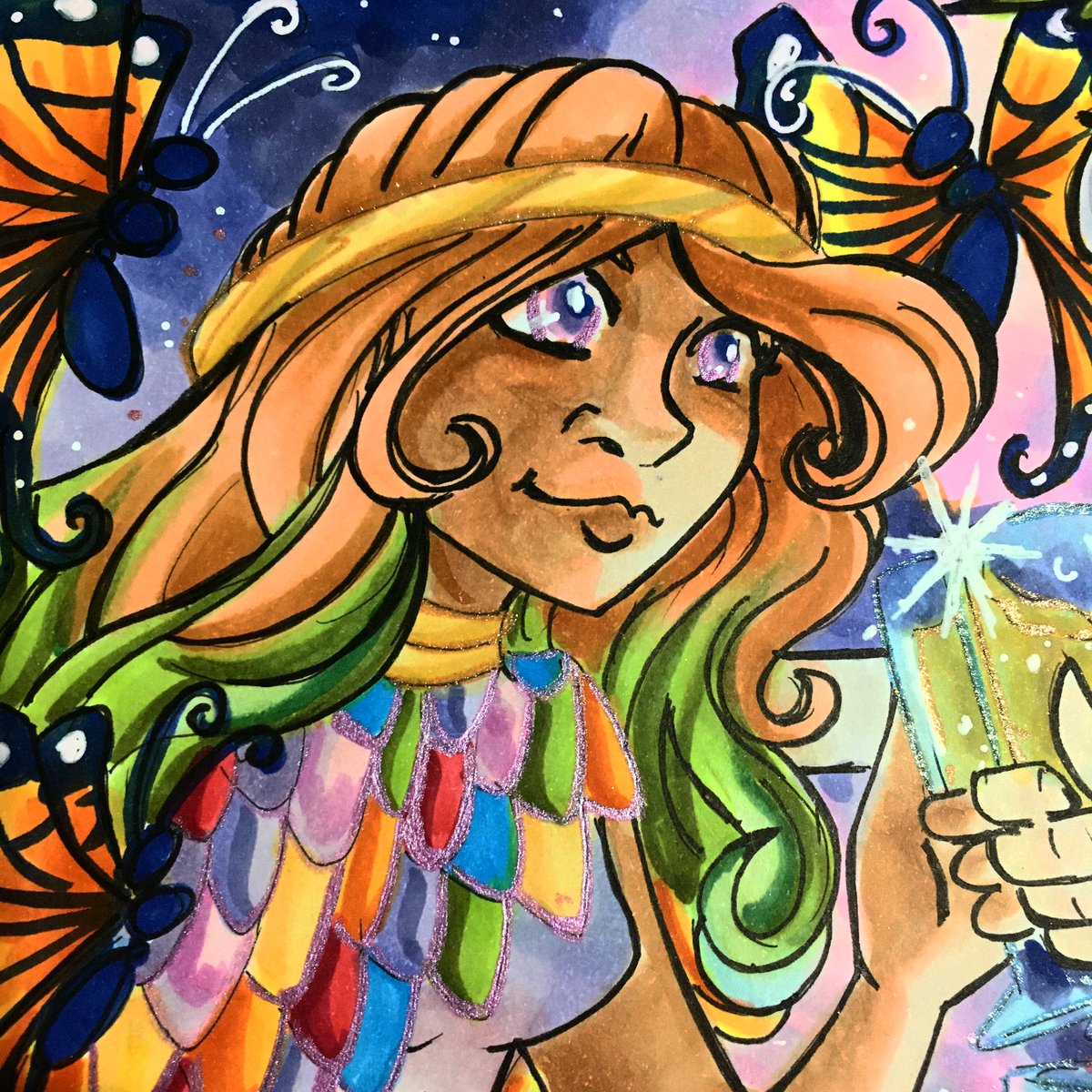 luxshine's tweet photo. A little late but with a lot of heart: #happynewyear!! To you all! #buildingblockswebcomic https://t.co/E7O452t9w1