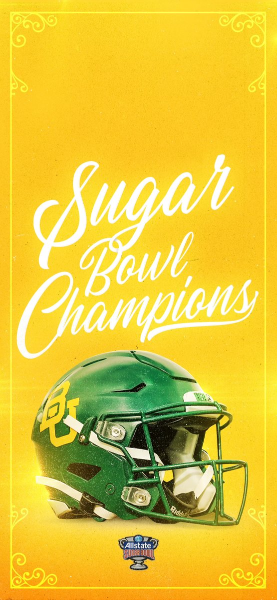 Baylor Athletics (@baylorathletics) on Twitter photo School-record 1⃣2⃣ wins.
Big 12 Champions. 🥇
Now, 𝐒𝐮𝐠𝐚𝐫 𝐁𝐨𝐰𝐥 𝐂𝐡𝐚𝐦𝐩𝐢𝐨𝐧𝐬. 🏆
What a season, <a href="/BUFootball/">Baylor Football</a>! #SicEm School-record 1⃣2⃣ wins.
Big 12 Champions. 🥇
Now, 𝐒𝐮𝐠𝐚𝐫 𝐁𝐨𝐰𝐥 𝐂𝐡𝐚𝐦𝐩𝐢𝐨𝐧𝐬. 🏆
What a season, <a href="/BUFootball/">Baylor Football</a>! #SicEm
