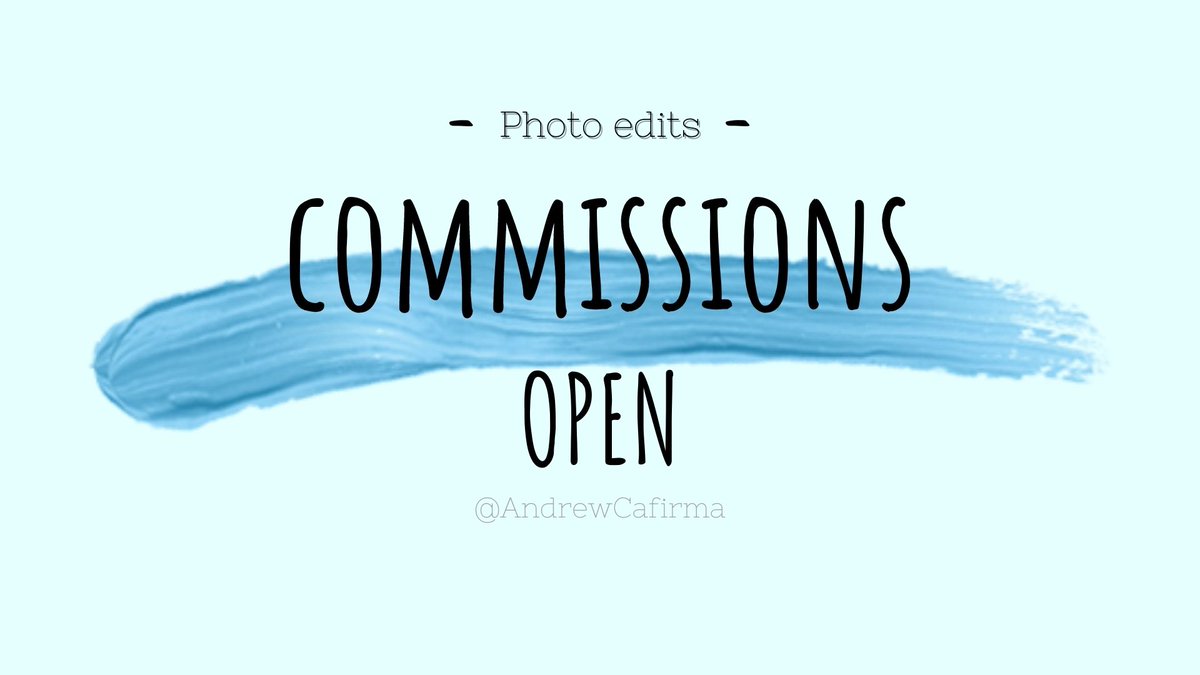 AndrewCafirma's tweet photo. ✨Commissions Open✨

Hello! I'm Andrew and here is the complete info about my commissions. 5 slots open for each style. Please DM me if you're interested!
You can check out my other works on IG: eyndruu

Thank you very much for your support!💖 https://t.co/PrTlikPnG6