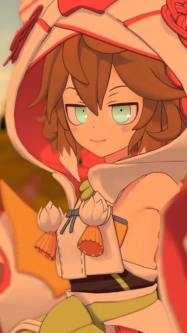 お正月狐 