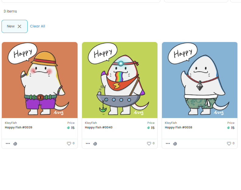 2TbiDHigDUjD65A's tweet image. #Drop Happy Fish

아싸~가오리가 출몰했습니다.​

#0038~0040
​
(현재 신규 구매시 NUN토큰 +30 혜택이 있습니다.)

많은 관심 부탁 드립니다.
Thank you for your interest.
opensea.io/assets/klaytn/…

#NFTartist #nftcollector #klaytn #opensea #OpenSeaNFT